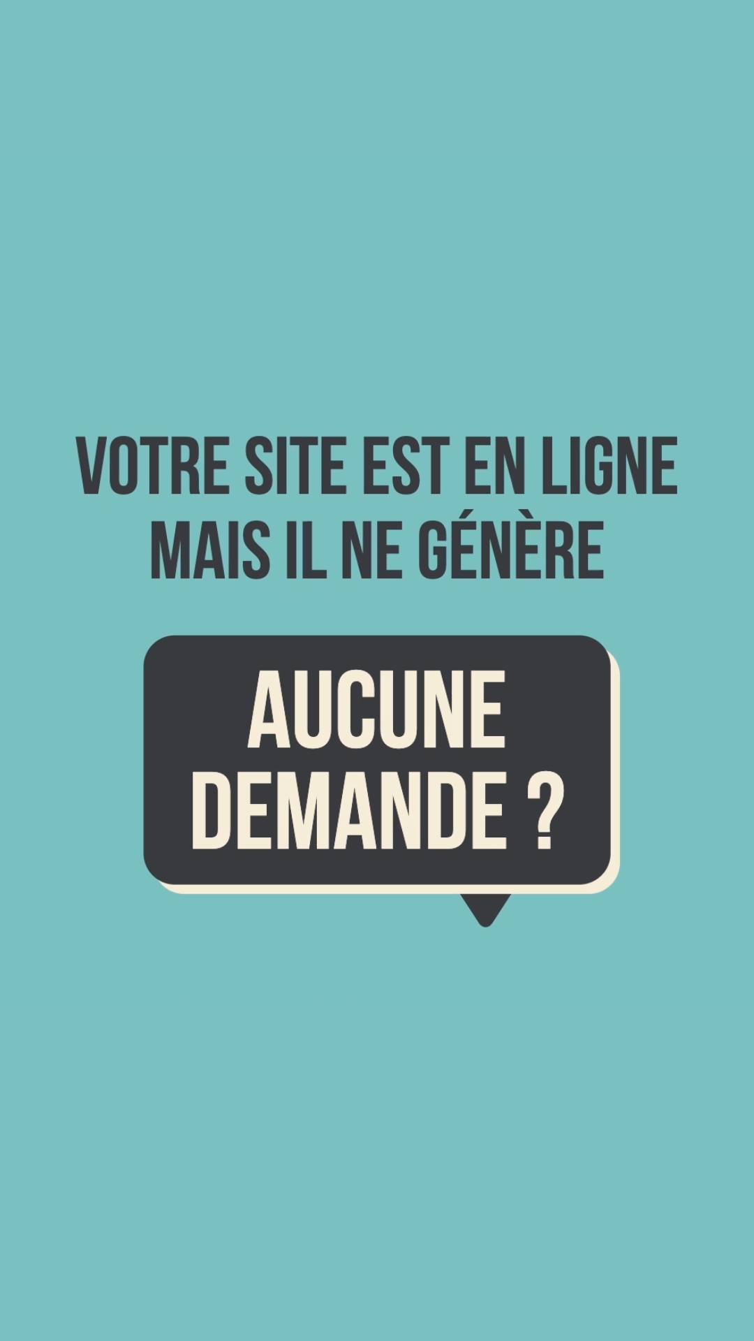 Votre site est en ligne… mais il ne génère aucune demande ?
Ce n’est pas forcément un problème de design.

Un site peut être très beau et pourtant ne pas fonctionner commercialement.

Parce qu’il faut aussi :
→ être trouvé
→ être compris
→ donner envie
→ guider l’utilisateur
→ être soutenu par une vraie stratégie digitale

SEO, contenu, IA, publicité, réseaux sociaux…

Aujourd’hui, un site internet ne fonctionne plus seul.
Et le vôtre, il travaille vraiment pour votre entreprise ?

🌐 Plus d’infos sur notre approche de la création de site internet via le lien en bio.

#creationsiteinternet  #communicationdigitale  #seo  #webdesign  #strategiedigitale