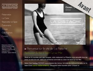 refonte-creation-site-internet-restaurant-saint-cyr-sur-mer-agence - avant