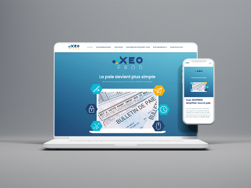 Création site internet externalisation paie : Xeopod