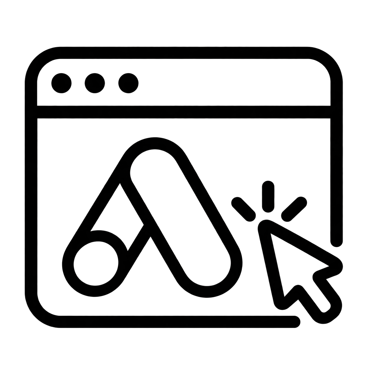 Pictogramme campagnes publicitaires Google Ads